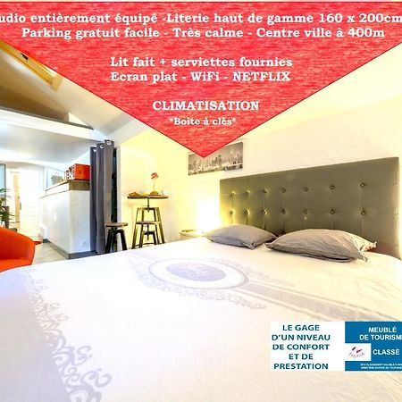 Studio Atypique Et Cosy, Classe "Gite De France" 5Min Centre, 15Min Gare, Lit Queen Size "Climatisation, Netflix Et Wifi, Parking, Lave Vaisselle, Boite A Cles Pour Arrivee Tardive - Gites La Tarine Albertville Exterior foto