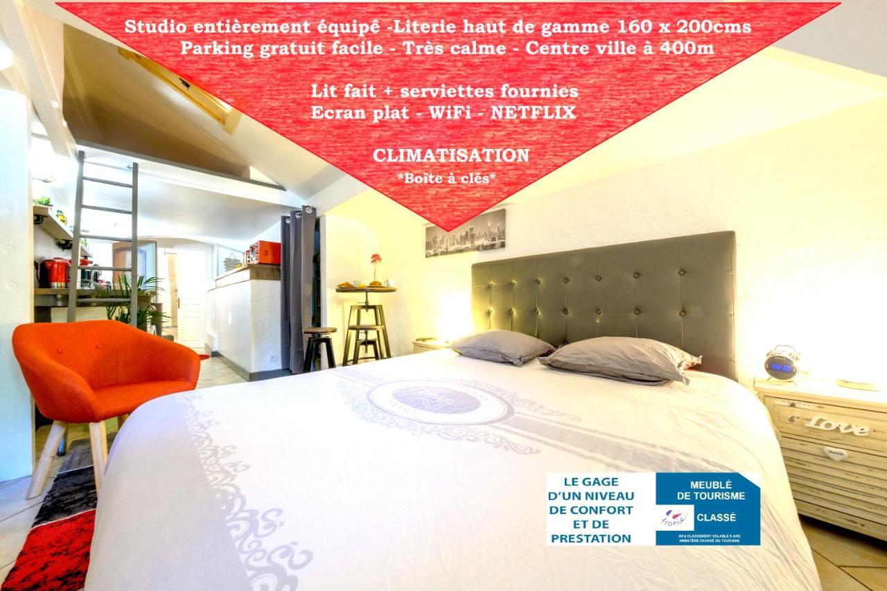 Studio Atypique Et Cosy, Classe "Gite De France" 5Min Centre, 15Min Gare, Lit Queen Size "Climatisation, Netflix Et Wifi, Parking, Lave Vaisselle, Boite A Cles Pour Arrivee Tardive - Gites La Tarine Albertville Exterior foto